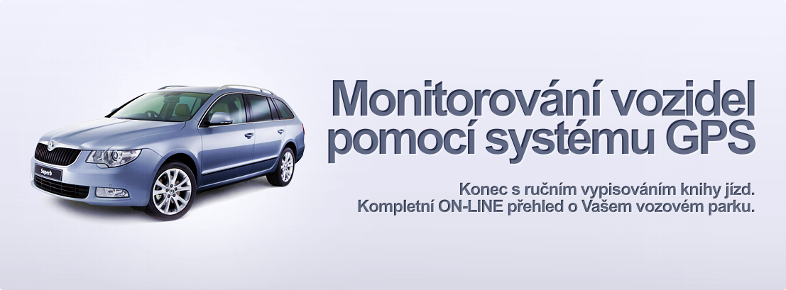 monitorovnání osobních vozidlel