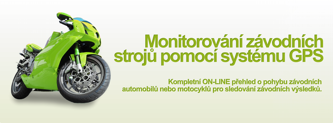 monitorovnání závodních strojů