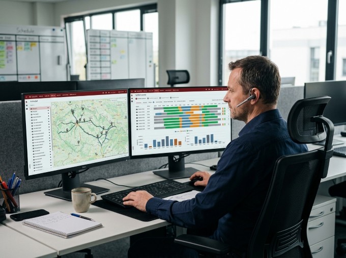 Geofence a automatické vyhodnocování pohybu vozidel v AutoGPS